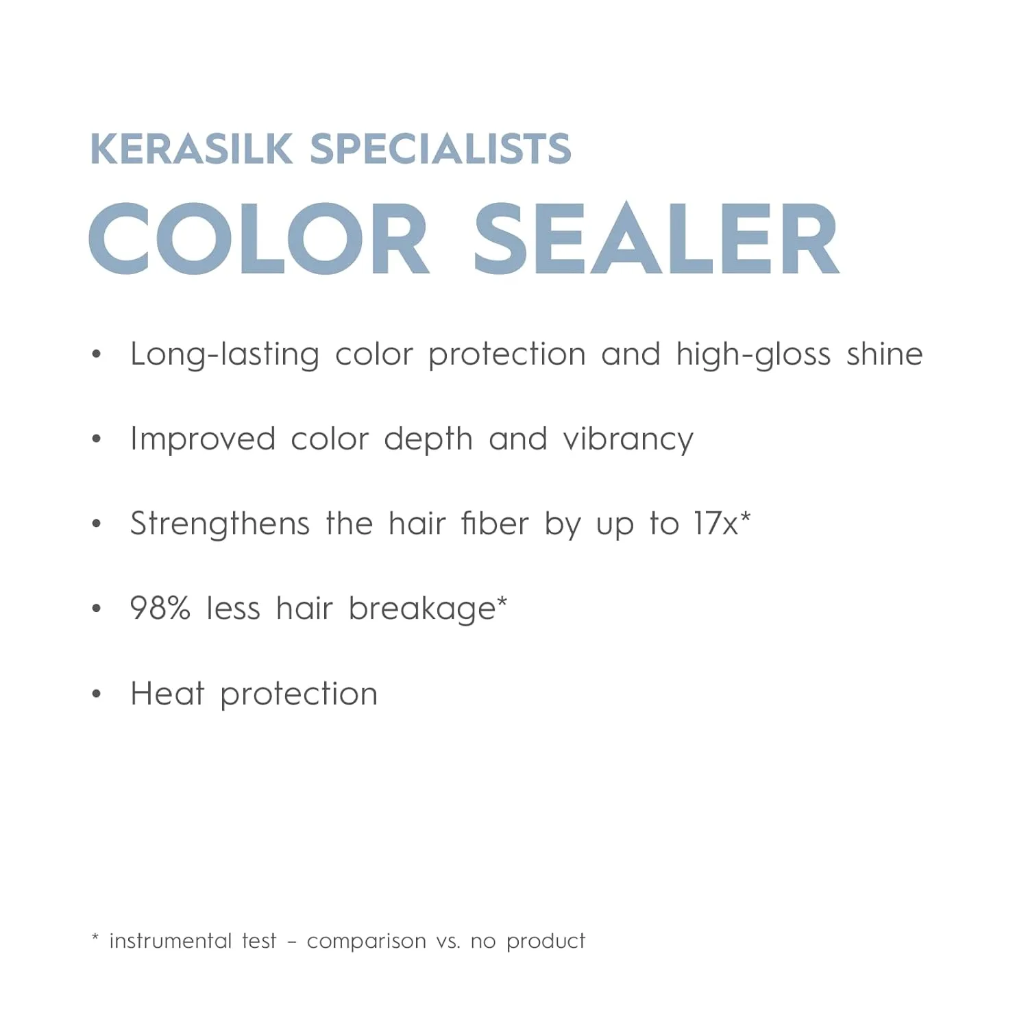 KERASILK Color Sealer для долговременной защиты цвета, увлажнения и укрепления волос, облегчения расчесывания с термозащитой для окрашенных и осветленных волос 75 мл — фото 2