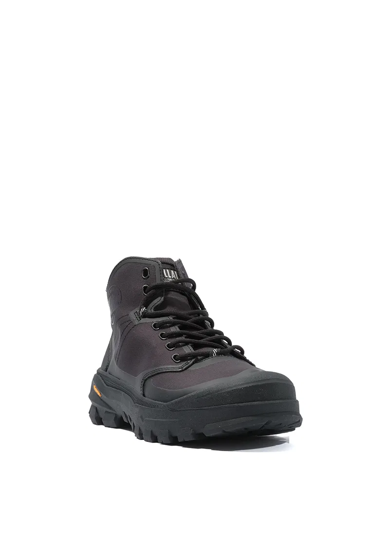 Ботинки женские, водонепроницаемые, модель Pallarider Mid-Top, Unisex, черные Palladium — фото 2