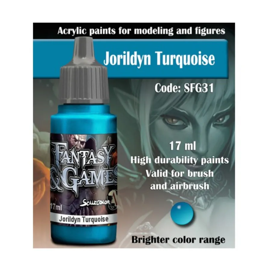 

Джорилдин Бирюзовый, Scalecolor Fantasy & Games Paints