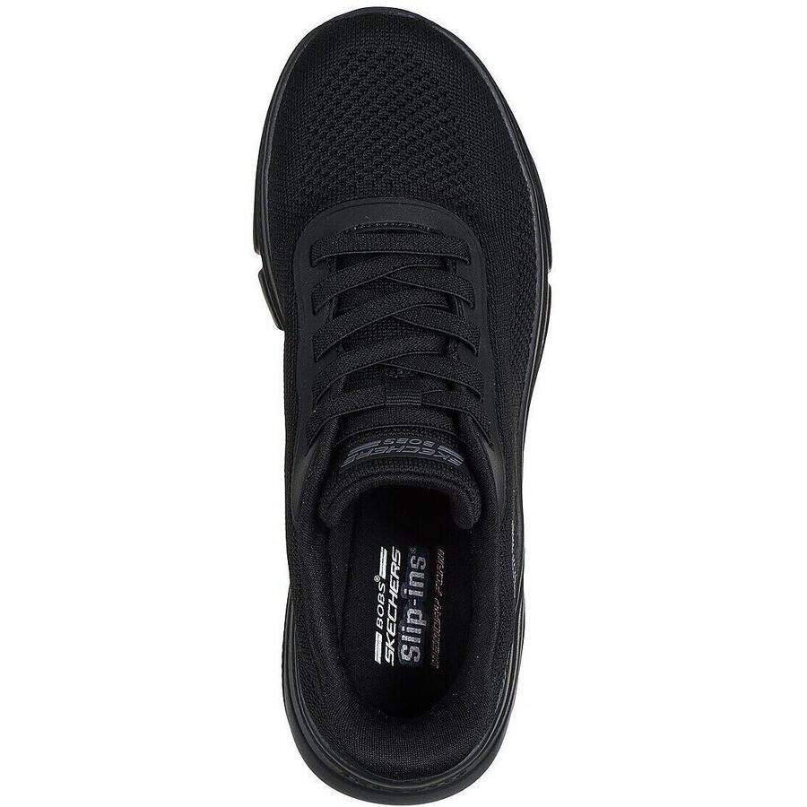 Кроссовки Skechers Bobs Sparrow Flex - Too You, чёрные, женские — фото 2
