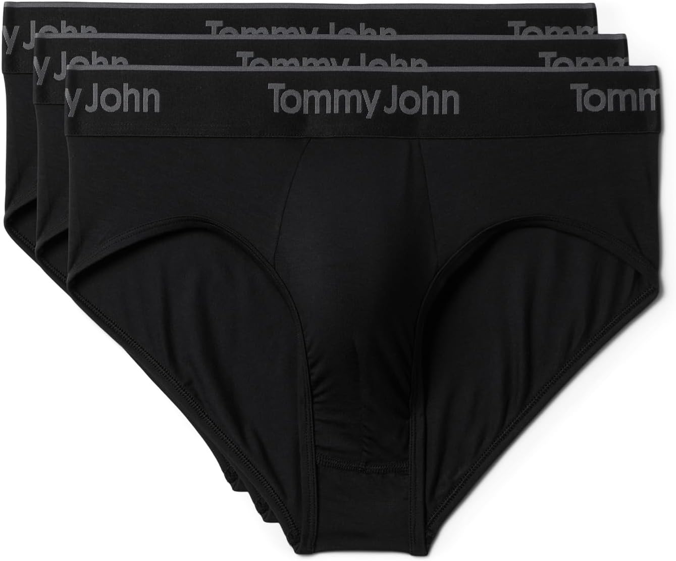 

Трусы Tommy John Second Skin Modal Brief 3-Pack, черный