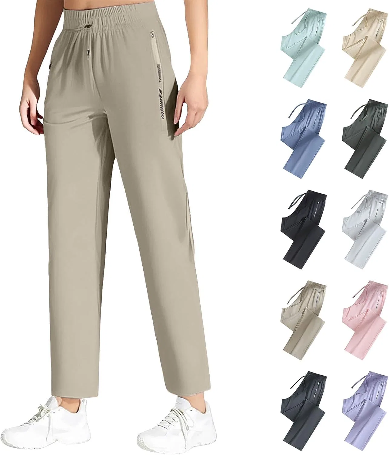 Женские спортивные брюки для активного отдыха, Iced Active Pants, цвет Z1-khaki