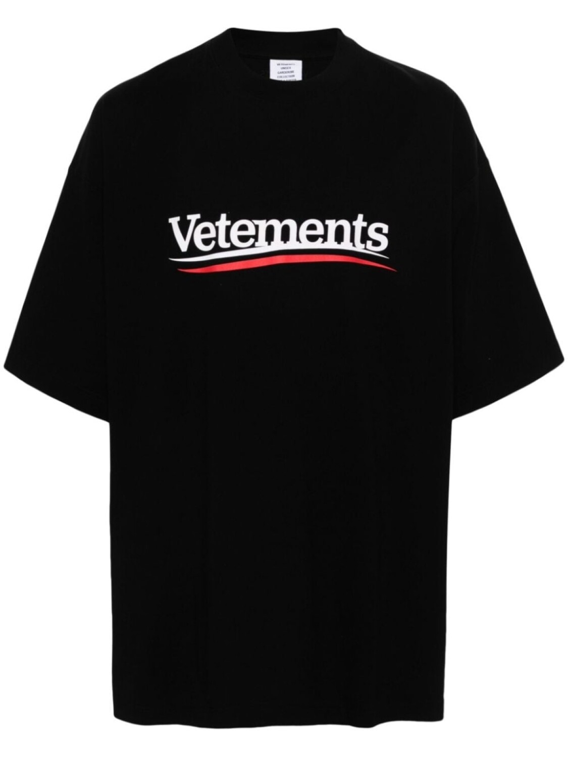 

VETEMENTS футболка с логотипом, черный