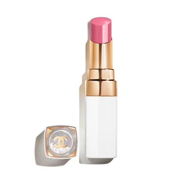 Увлажняющий тонирующий блеск для губ CHANEL ROUGE COCO BAUME BRILLO, 758 Blushing Pink