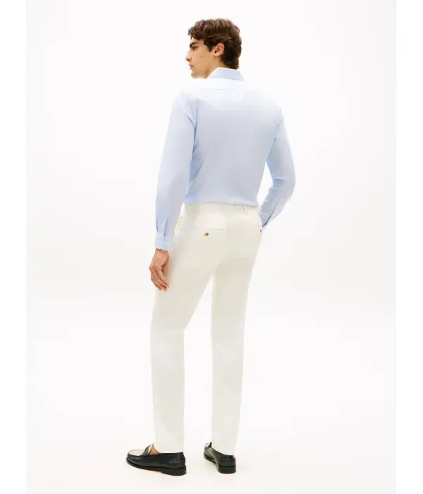Брюки чинос Denton slim fit Tommy Hilfiger, экрю — фото 3