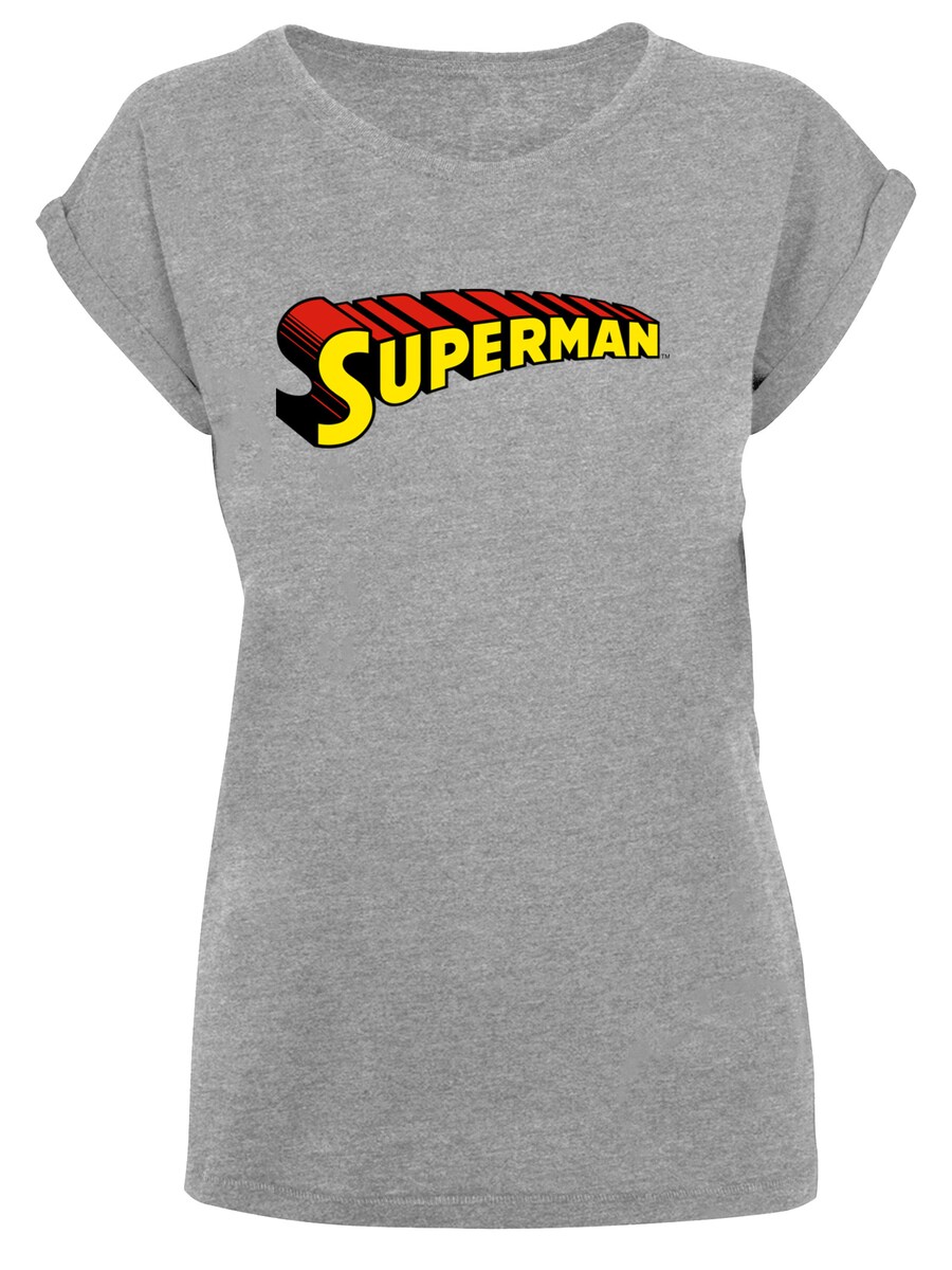 

Рубашка F4NT4STIC DC Comics Superman Telescopic Loco, пятнистый серый