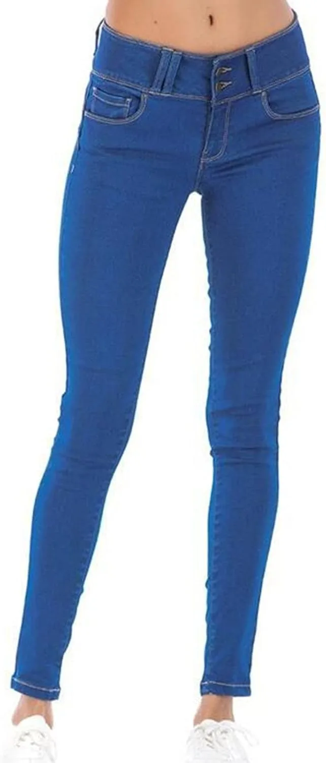 

Женские джинсы Mid Rise Skinny Pencil Casual Slim Fit с эффектом подтяжки Maiyifu-GJ