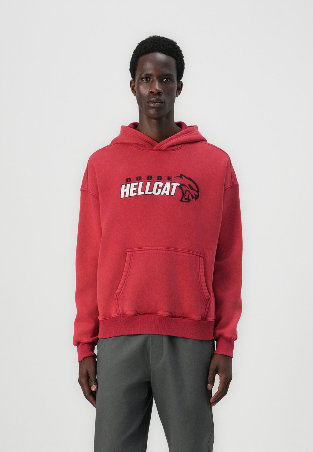 

Толстовка с капюшоном MAY BOXY RACE DAY Hollister Co., темно-красный
