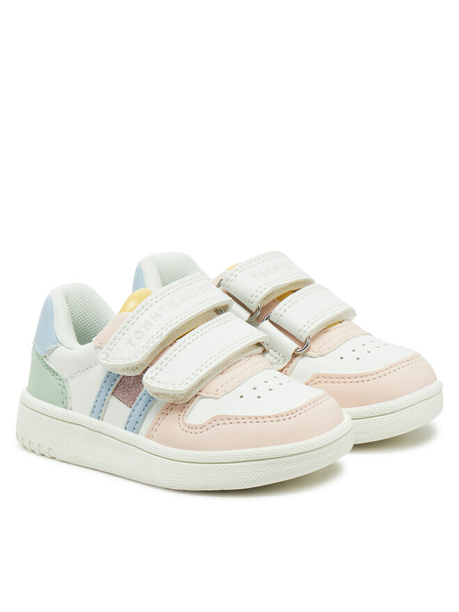 Кроссовки Tommy Hilfiger Flag Low Cut Velcro Sneaker T1A9-33730-1439 M, мультиколор — фото 2
