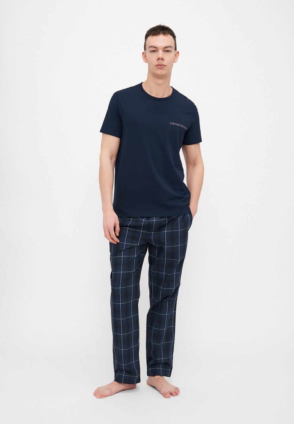 

Майка CREW NECK 2 PACK Emporio Armani, синий