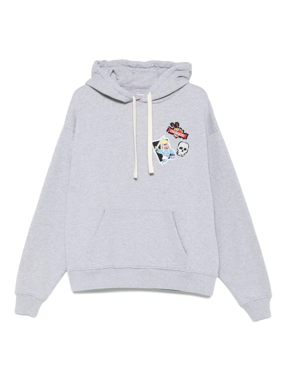 

Толстовка с нашивкой «Варвар» Charles Jeffrey Loverboy, серый