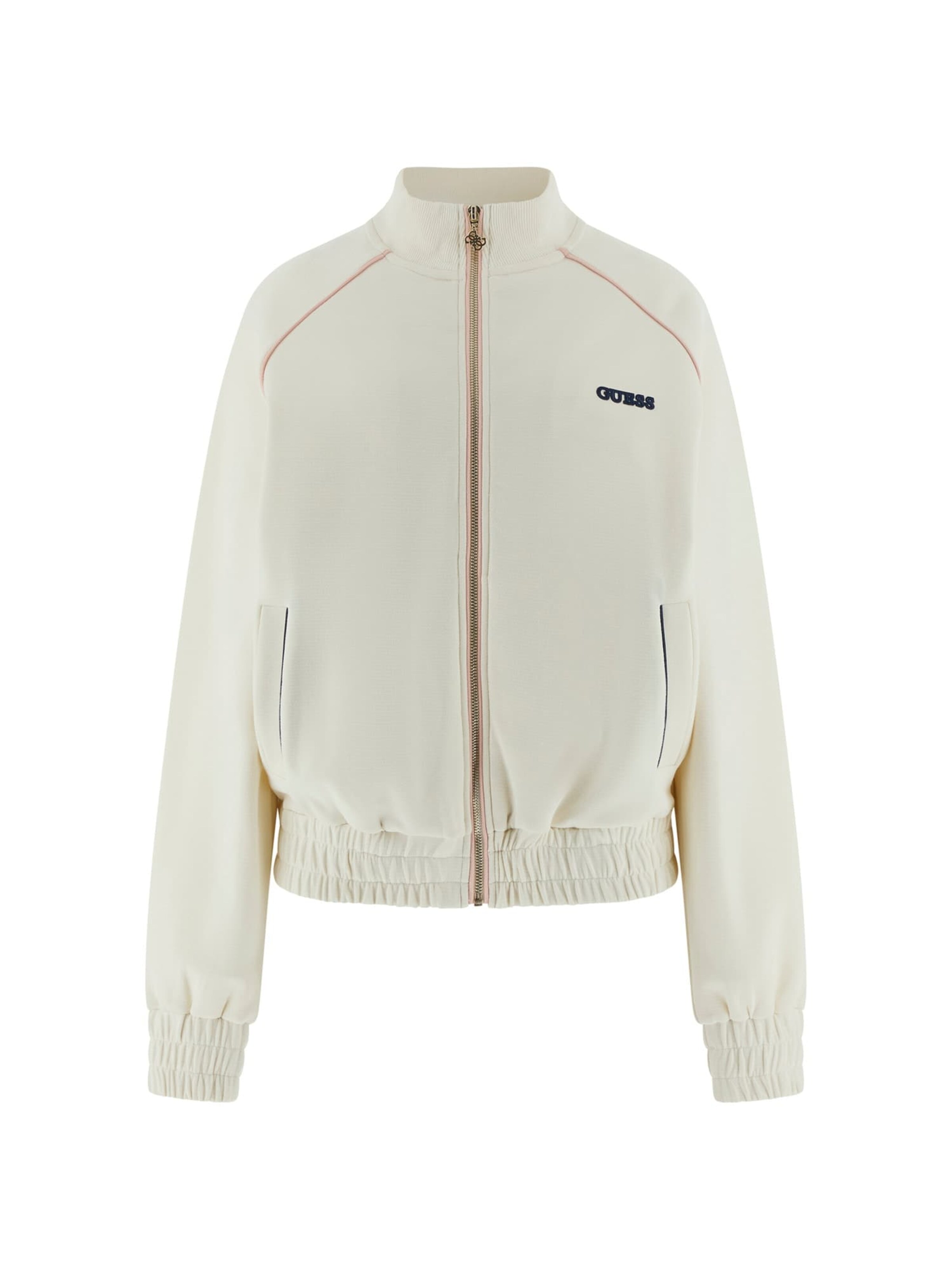 

GUESS Худи на молнии в натуральном белом