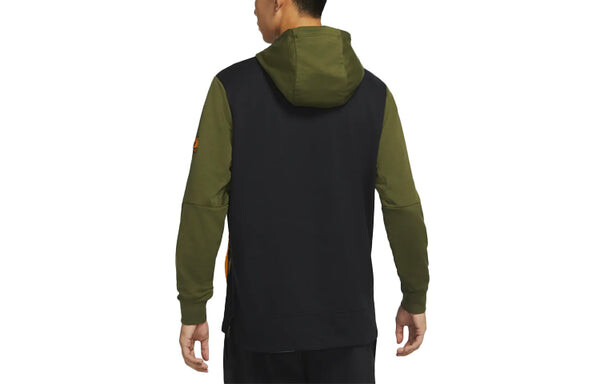 Толстовка Men's Nike Colorblock Casual Logo Green, зеленый — фото 2