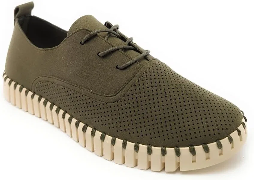 Туфли Ilse Jacobsen HORNBÆK Tulip 145 Men's Cosy Sporty Khaki — фото 2