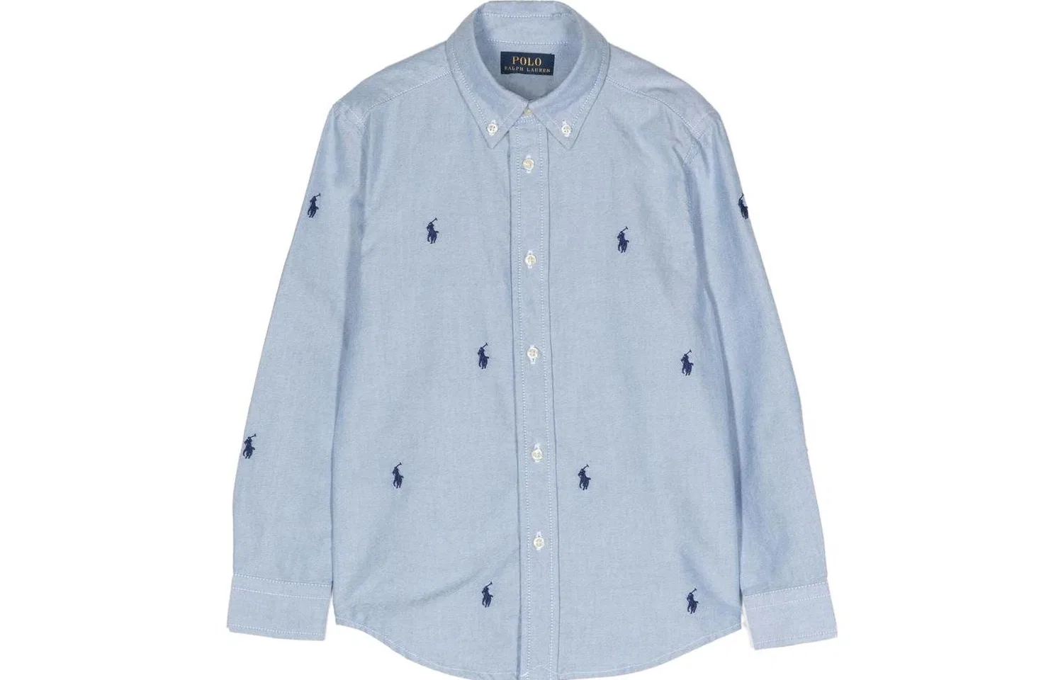 Рубашка детская синяя Polo Ralph Lauren
