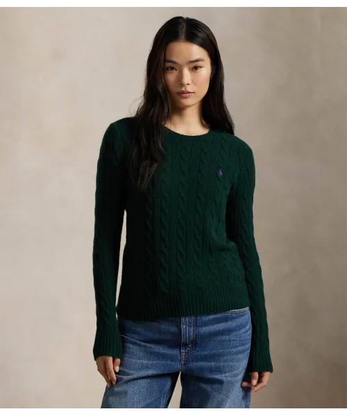 

Шерстяной свитер Джулианны Regular fit Polo Ralph Lauren, зеленый