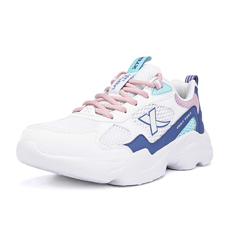 

Кроссовки XTEP Lifestyle Shoes Women's Low-top Blue-violet, белый/синий