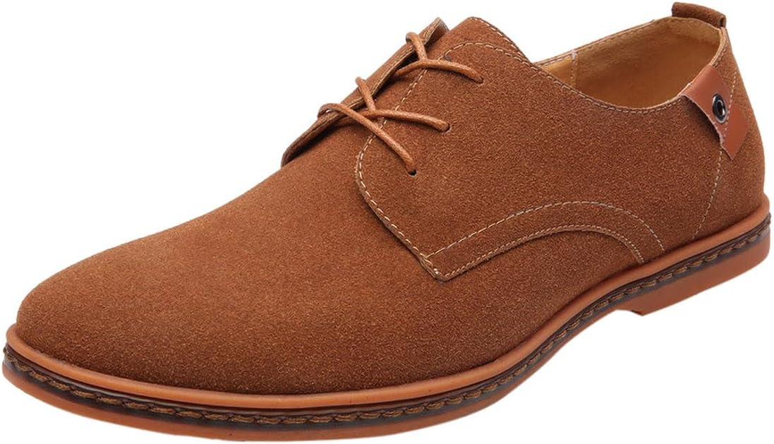 

Мужские коричневые классические туфли, повседневные оксфорды, деловые туфли, кожаные лоферы без шнурков для мужчин, для вождения, офиса, отдыха на природе, удобная и стильная обувь Generic