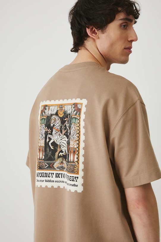 

Хлопковая футболка Medicine, бежевый