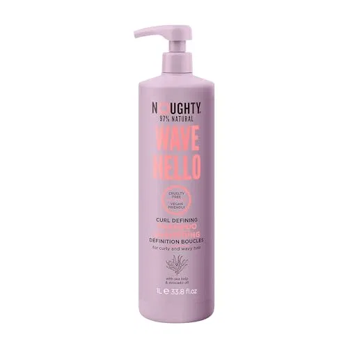 Натуральный шампунь Noughty Wave Hello Curl Defining для вьющихся волос, 1 л Noughty