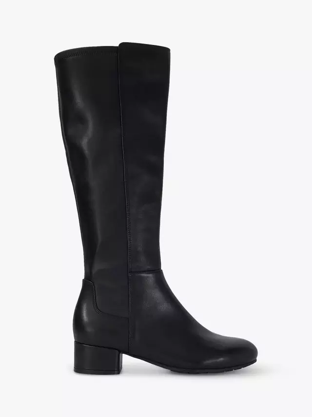 Ботинки Dune Tayla Leather Long, черный