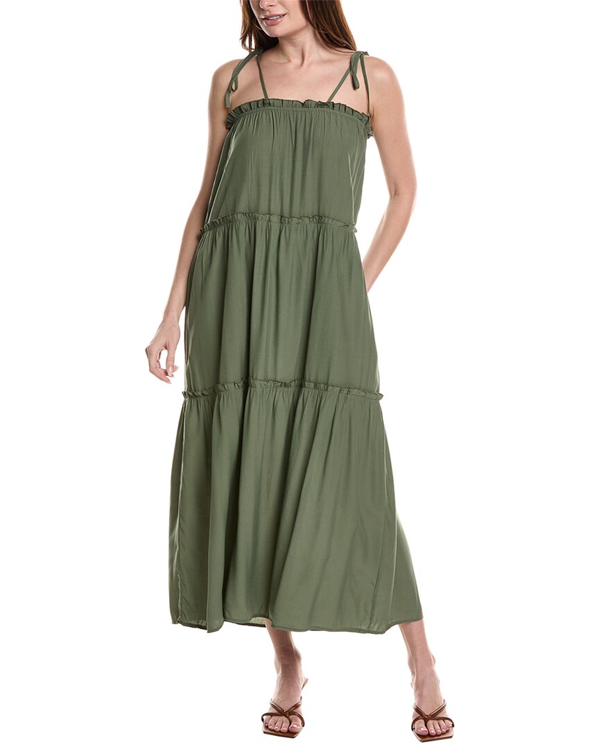 

Платье миди ярусное Maison Maar, зеленый