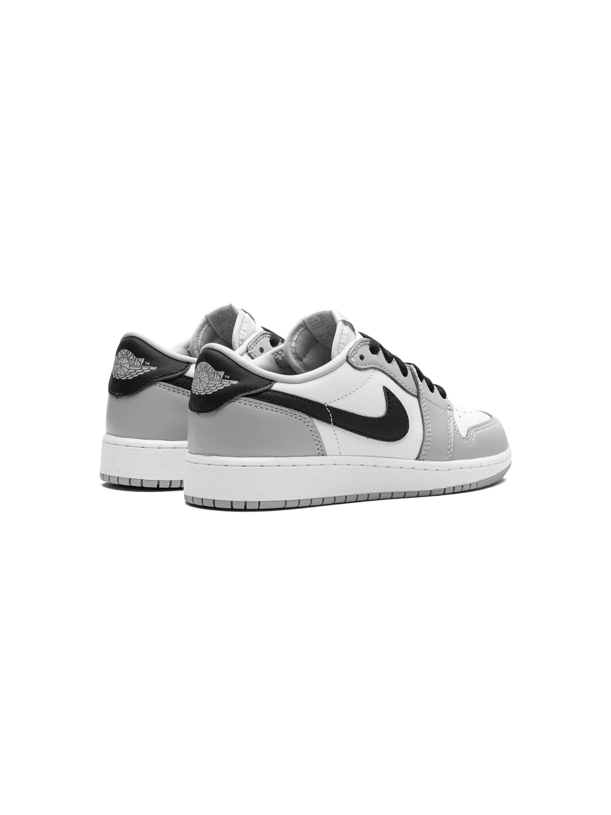 Кроссовки Air Jordan 1 Retro Low OG Wolf Jordan Kids, серый — фото 3