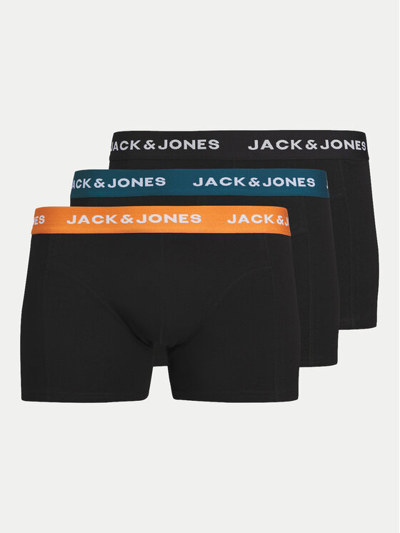 

Комплект из 3 боксеров Jack&Jones, черный