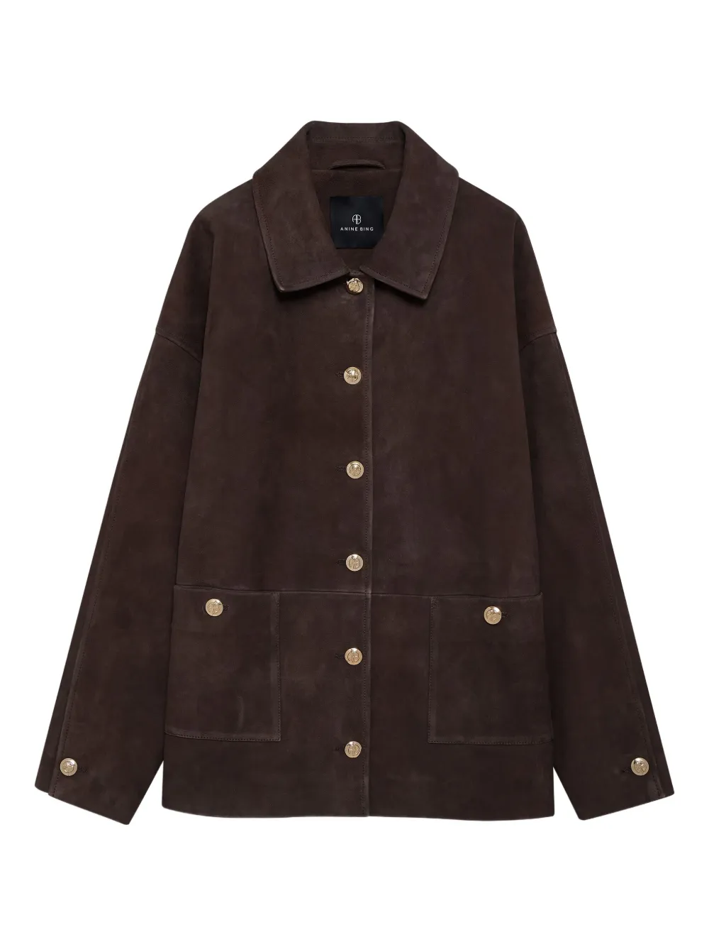 

Куртка на пуговицах ANINE BING, коричневый