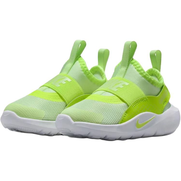 Износостойкие низкие кроссовки Flex Runner для малышей и младенцев Nike, желтый/белый — фото 3