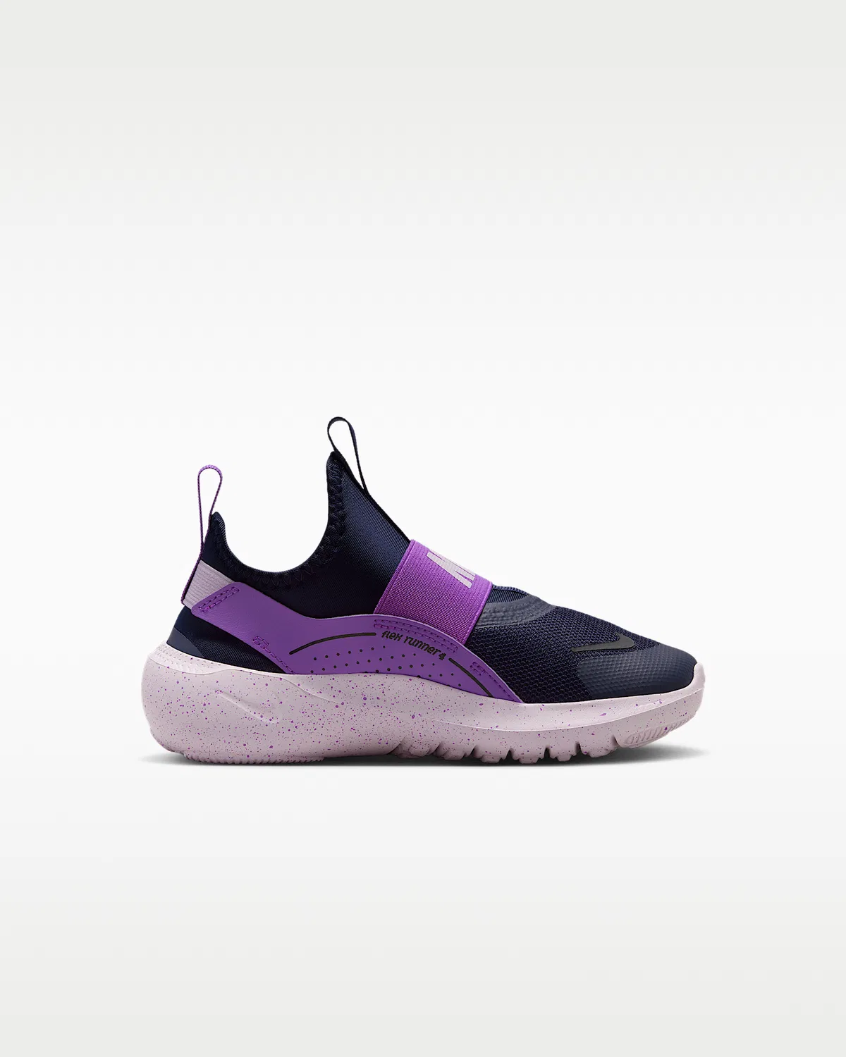 Кроссовки Nike Flex Runner 4 для малышей, Blackened Blue/Bright Violet/Bleached Lilac/Black — фото 3