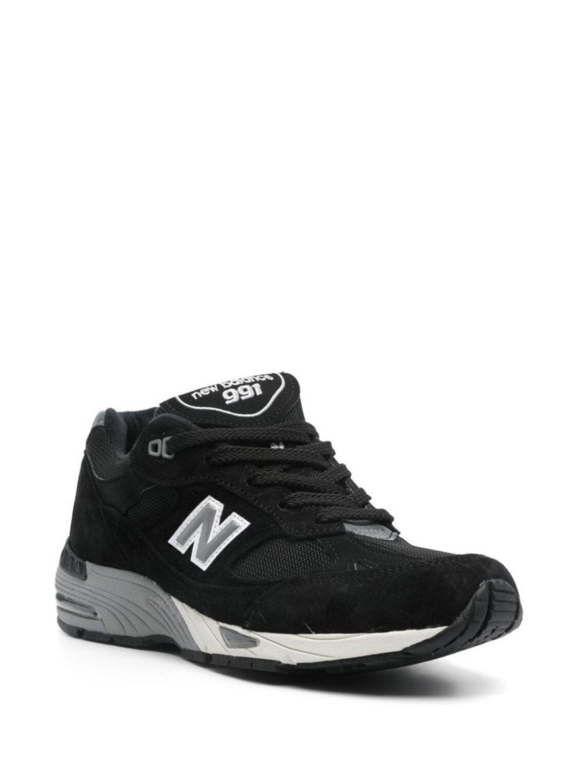 Сделано в Великобритании кроссовки 991v2 New Balance, черный — фото 2
