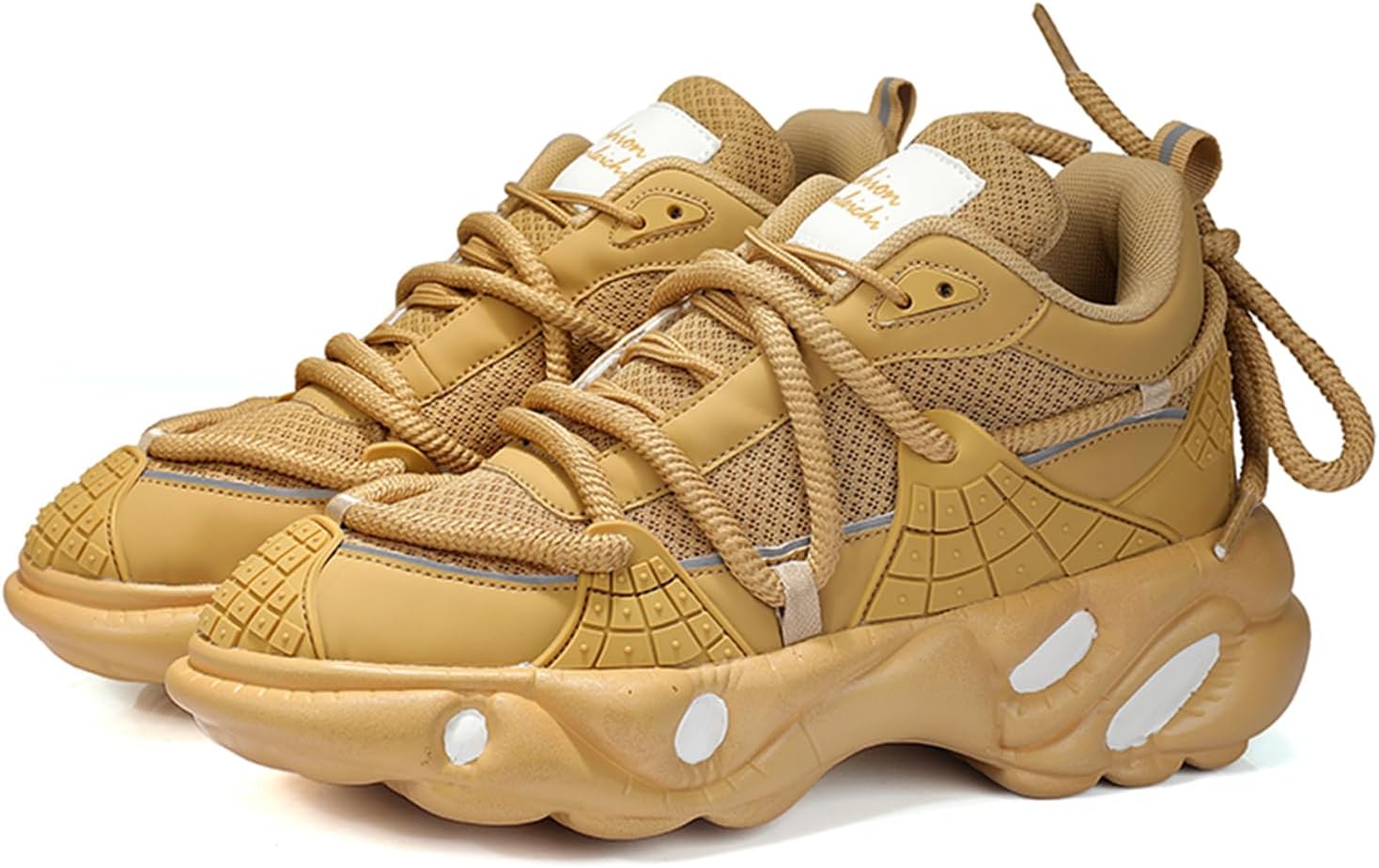 

Мужские винтажные кроссовки Dacnakby, черно-белые, верх из сетки, массивная подошва, спортивные кроссовки с толстой платформой для ходьбы и бега, повседневные спортивные обувь