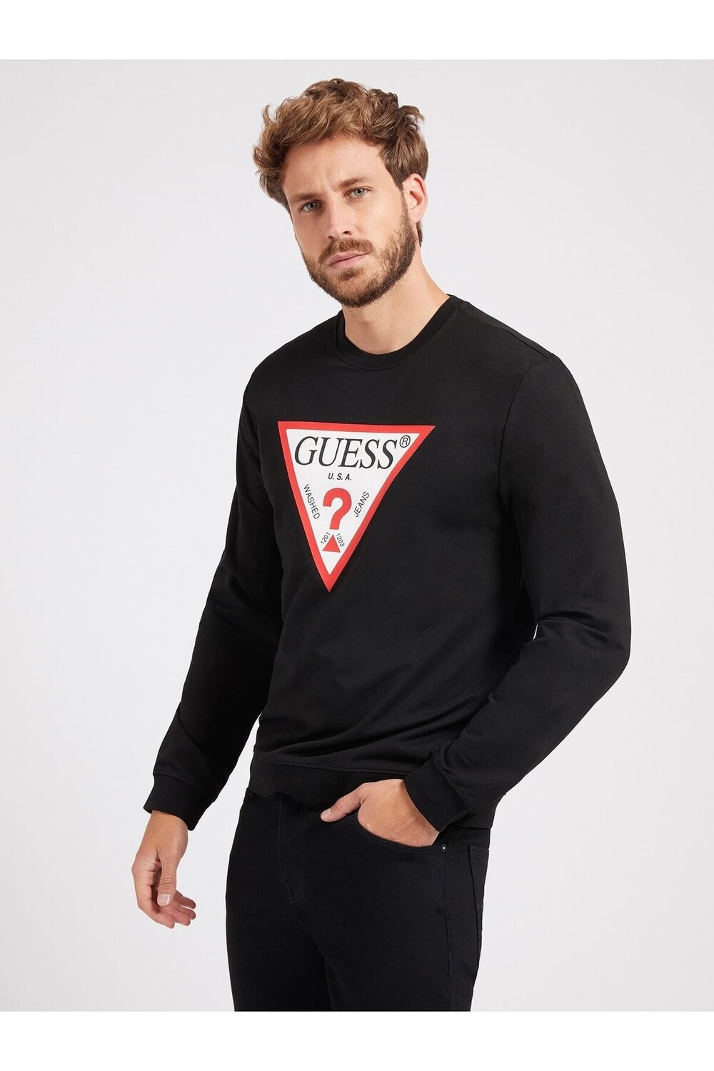 

СВИТШОТ МУЖСКОЙ AUDLEY Guess, черный