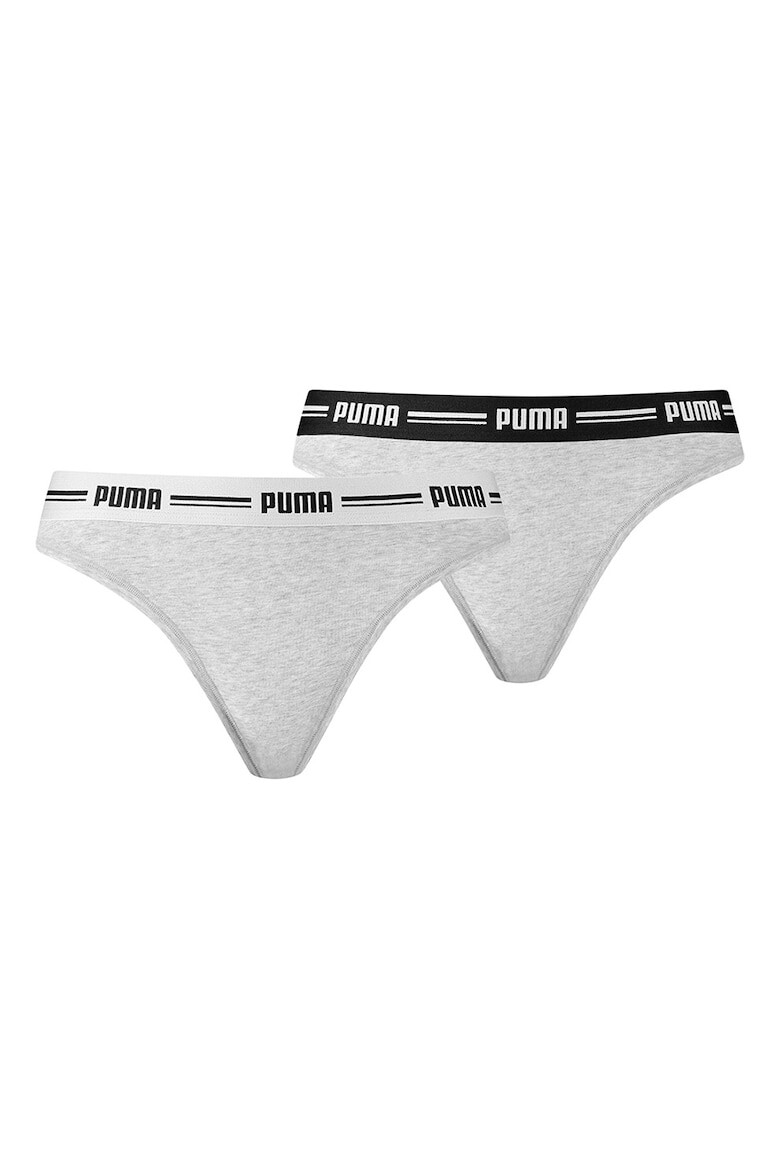 

Стринги с модалом и хлопком - 2 пары Puma, серый