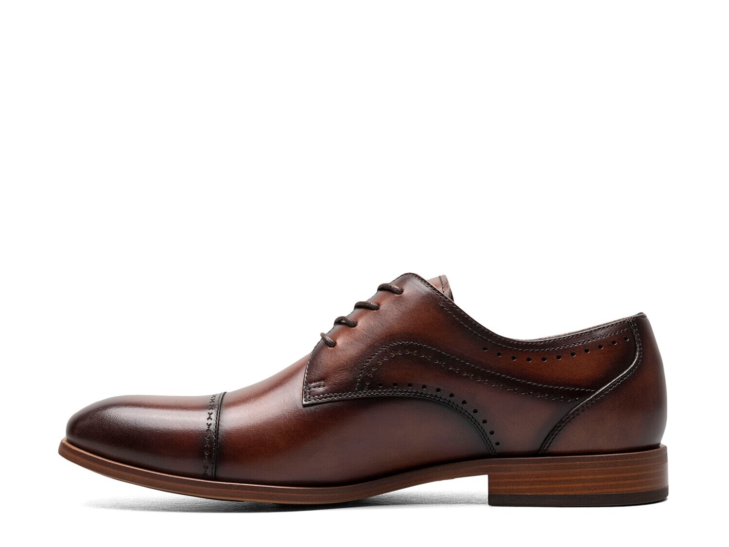 Туфли-оксфорды Stacy Adams Bryant Cap Toe с носком, темно-коричневый — фото 3