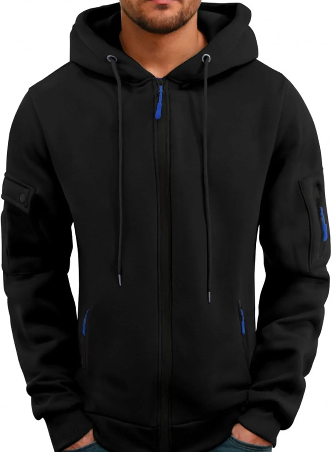 

Мужская тактическая толстовка с капюшоном Ymosrh, зимняя, с длинным рукавом, размеры M-3XL