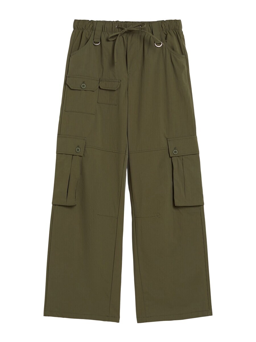 

Брюки карго Bershka, хаки