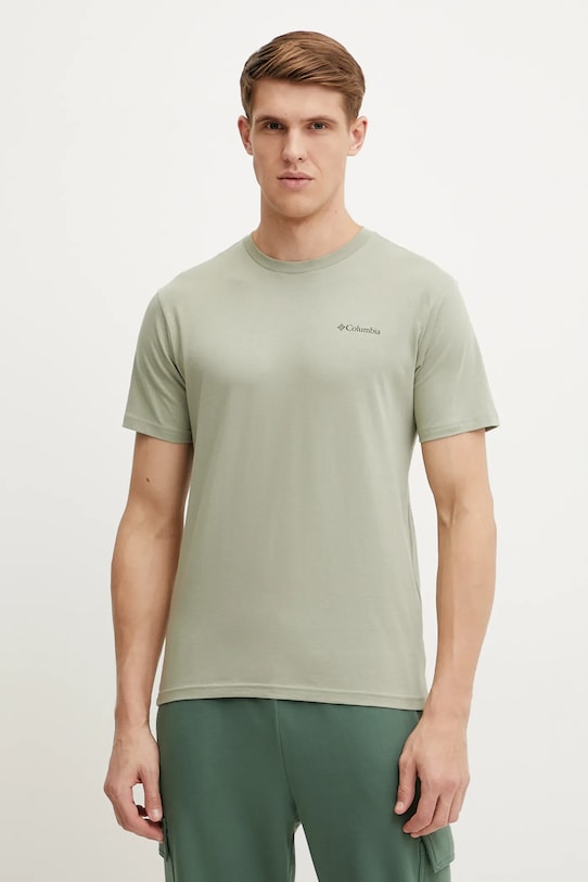 

Хлопковая футболка North Cascades Columbia, зеленый