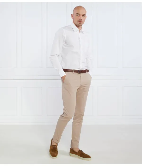 Релегантная рубашка_6 regular fit Boss Orange, белый — фото 2