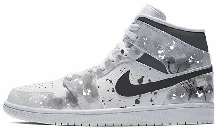 

Кроссовки Air JORDAN 1 Vintage Basketball Shoes Women's Mid-Top Black White