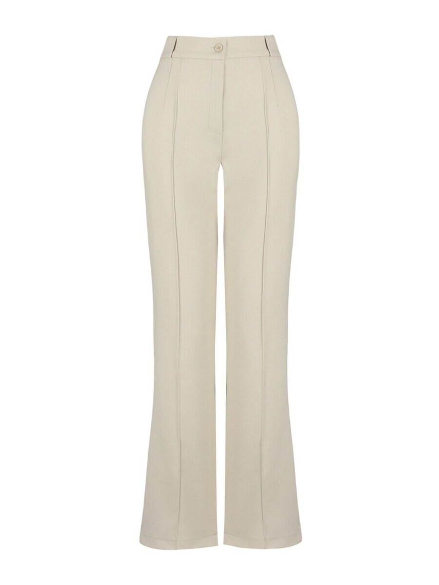 

Брюки Trendyol Regular Pleated Pants, бежевый