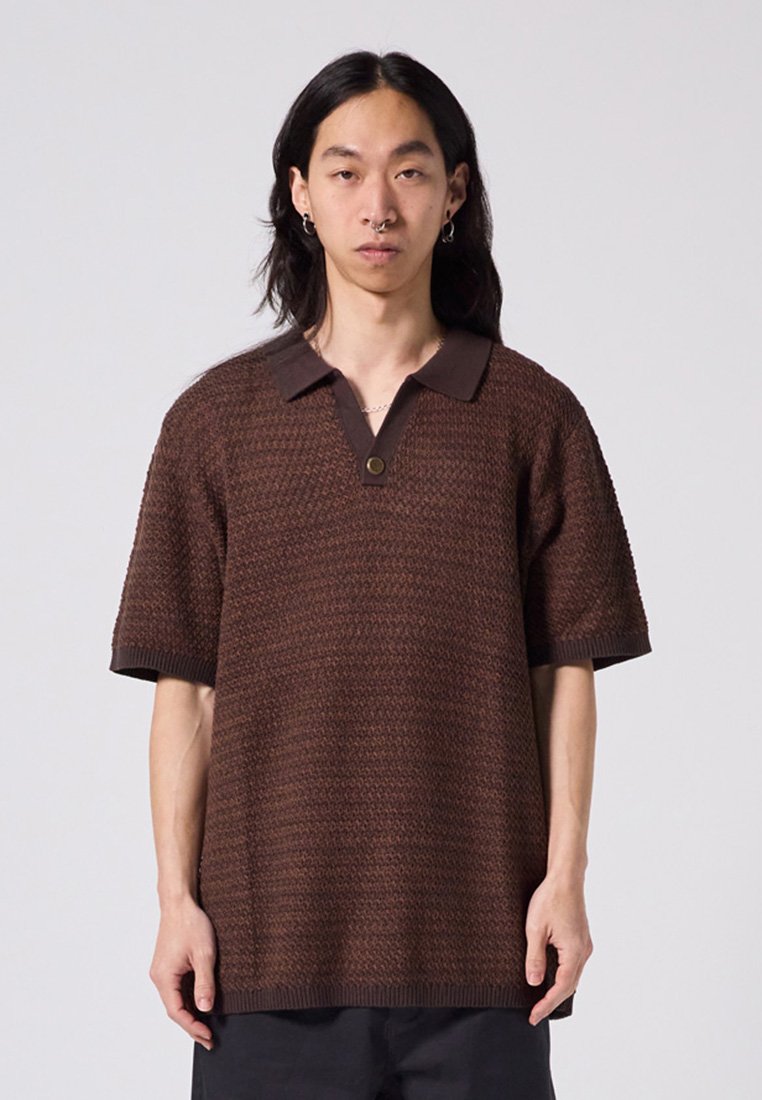

Рубашка поло OPEN COLLAR UNISEX Former, медный