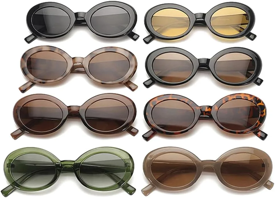 

Овальные солнцезащитные очки из геля для женщин и мужчин с градиентной защитой UV400, предназначенные для бега и занятий спортом UYPTK, Jelly Tea Light Tea