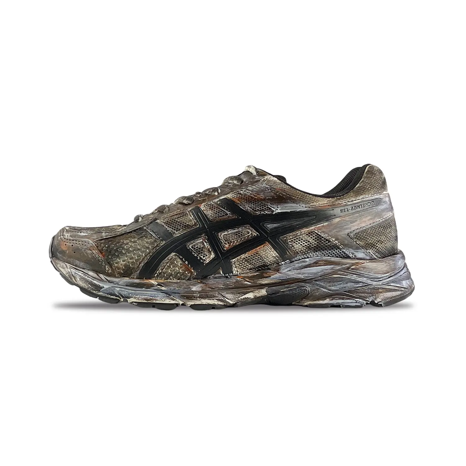 

Кроссовки для бега Gel-Contend 4 мужские с низким верхом коричневые/черные Asics