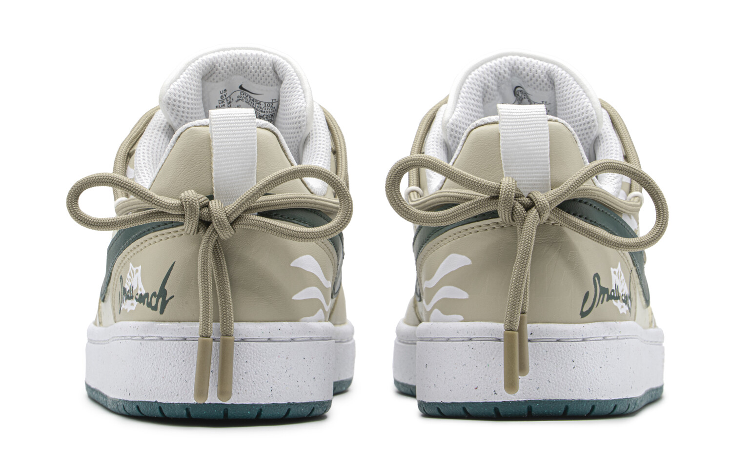 

Кроссовки Nike Court Borough Skateboard Shoes Women's Low-Top Khaki/Blue/Green