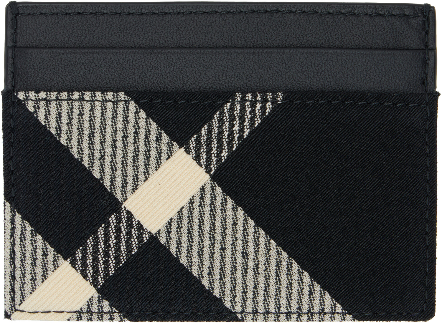 

Визитница в черно-белую клетку Burberry