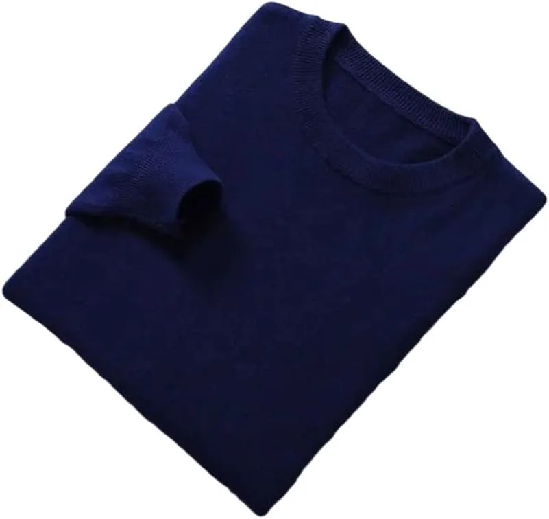 

Мужской кашемировый свитер с круглым вырезом