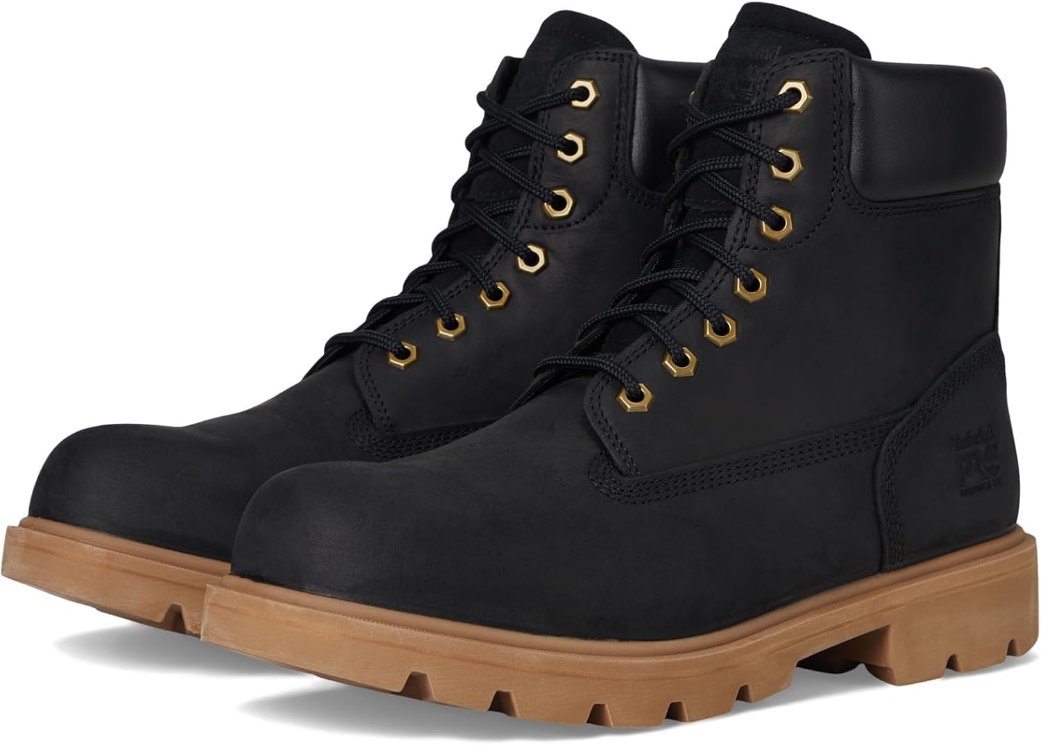 Timberland PRO unisex-adult Sawhorse 6 дюймов Composite Safety Toe, Black/Gum