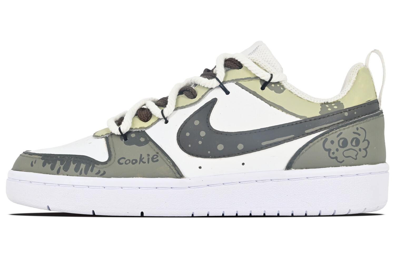 

Кроссовки Nike Court Borough Skateboarding Shoes Women's Low-top Beige/brown, коричневый